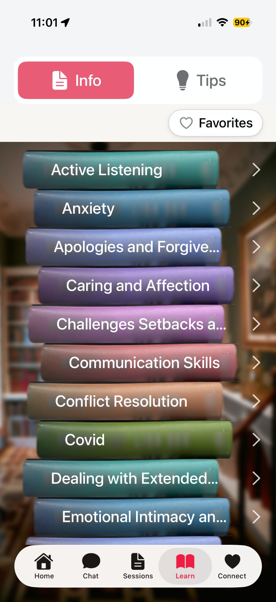 Learn topics library